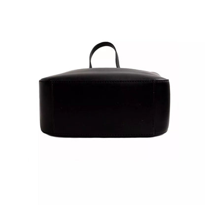 Michael Kors Women’s Black Handbag – Automatic Button Closure, Inside Pocket, Compact Everyday Design