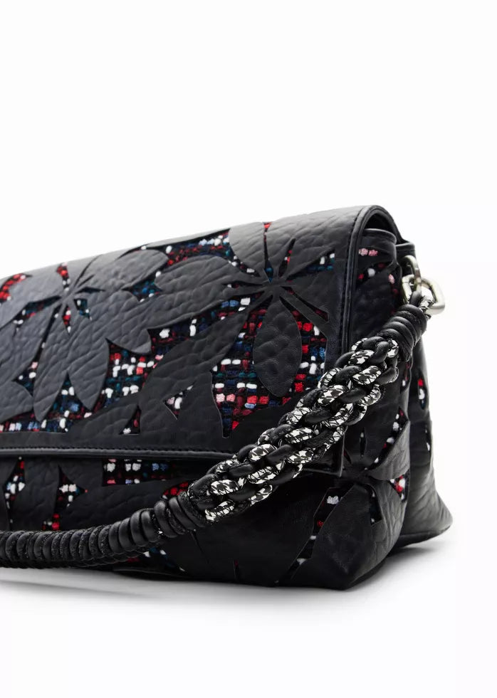 Desigual Elegant Bag – Adjustable Straps, Dual Compartments & Signature Logo