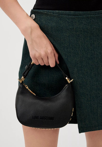 Love Moschino Black Handbag with Shoulder Strap for Women