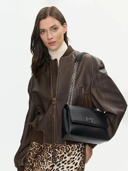 Calvin Klein Women’s Fall/Winter Polyurethane Bag – Stylish & Durable Shoulder Bag