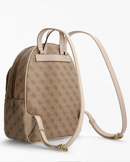 Guess Women’s Brown Printed Rucksack – Stylish Fall/Winter Backpack