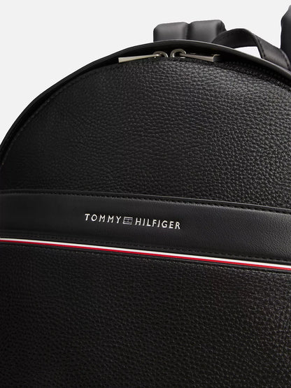 Men’s Tommy Hilfiger Stylish Backpack – 90% Polyurethane & 10% Polyester, Spring/Summer Bag