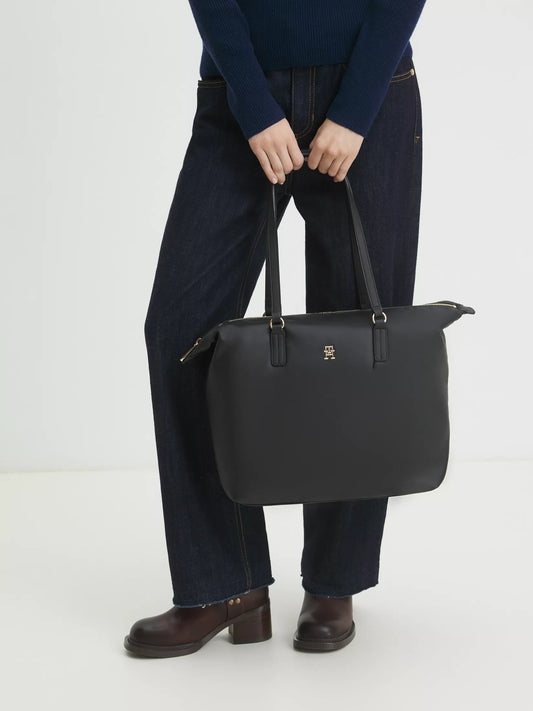 Tommy Hilfiger Women’s Spacious Bag – Recycled Polyester & Polyurethane, Fall/Winter Bag