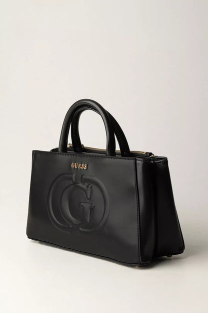 Guess Women’s Black Handbag with Zip Closure – Timeless Fall/Winter Essential