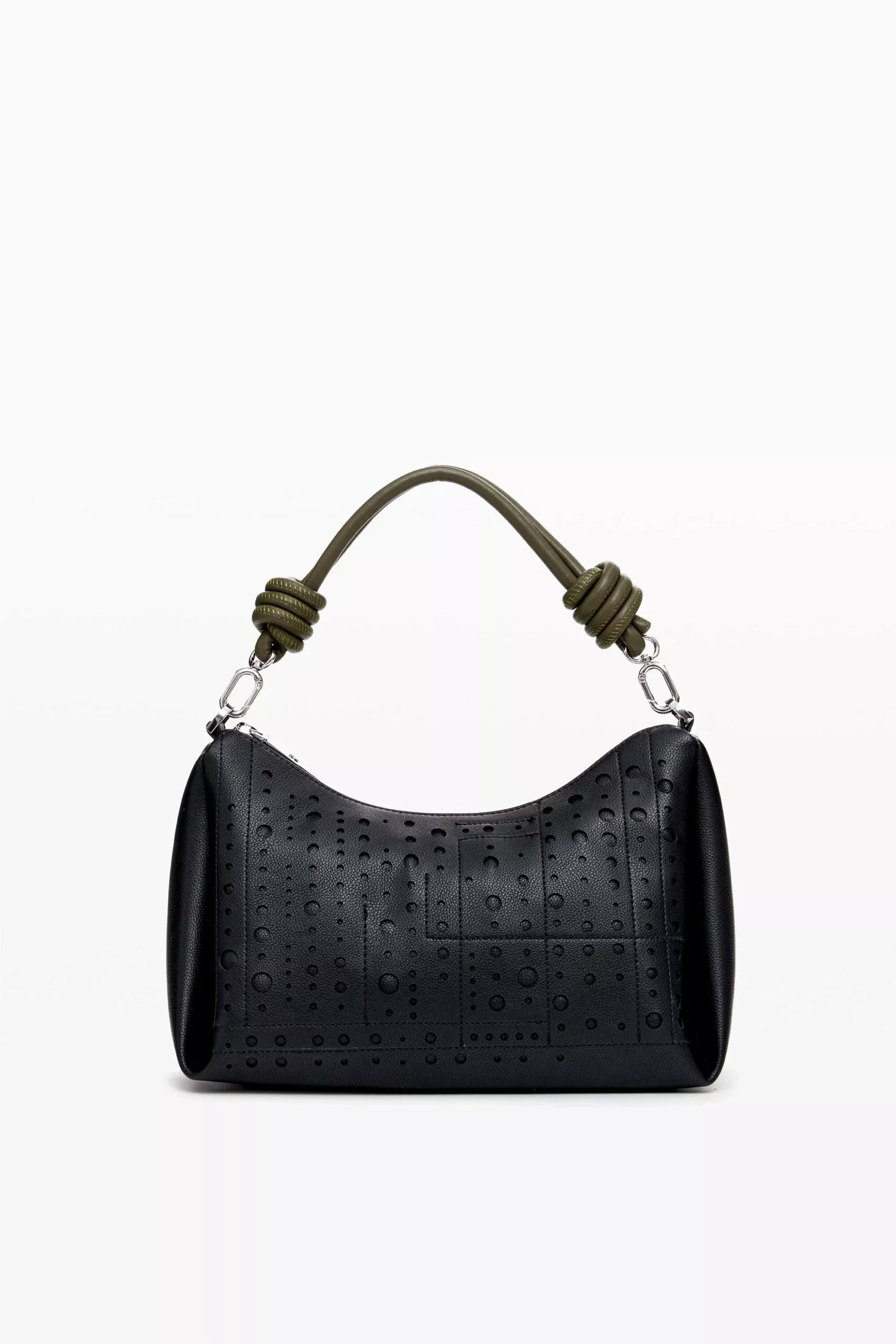 Desigual Women’s Black/White Handbag with Shoulder Strap – Fall/Winter Collection