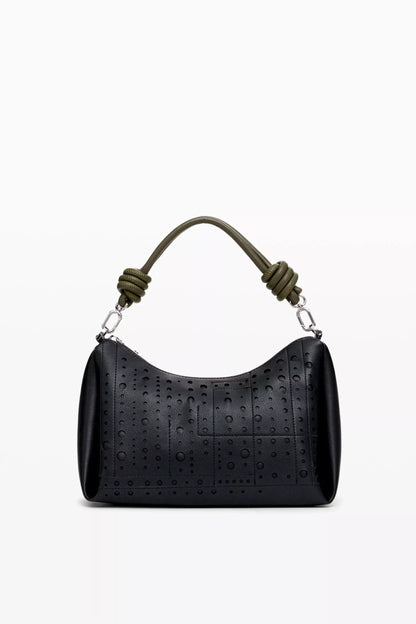 Desigual Women’s Black/White Handbag with Shoulder Strap – Fall/Winter Collection