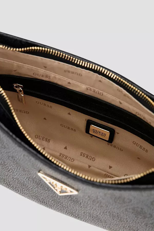 Guess Women’s Grey Handbag – Chic & Practical for Fall/Winter