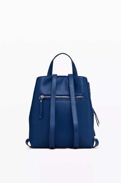 Desigual Women’s Light Blue Rucksack – Minimalist Fall/Winter Backpack