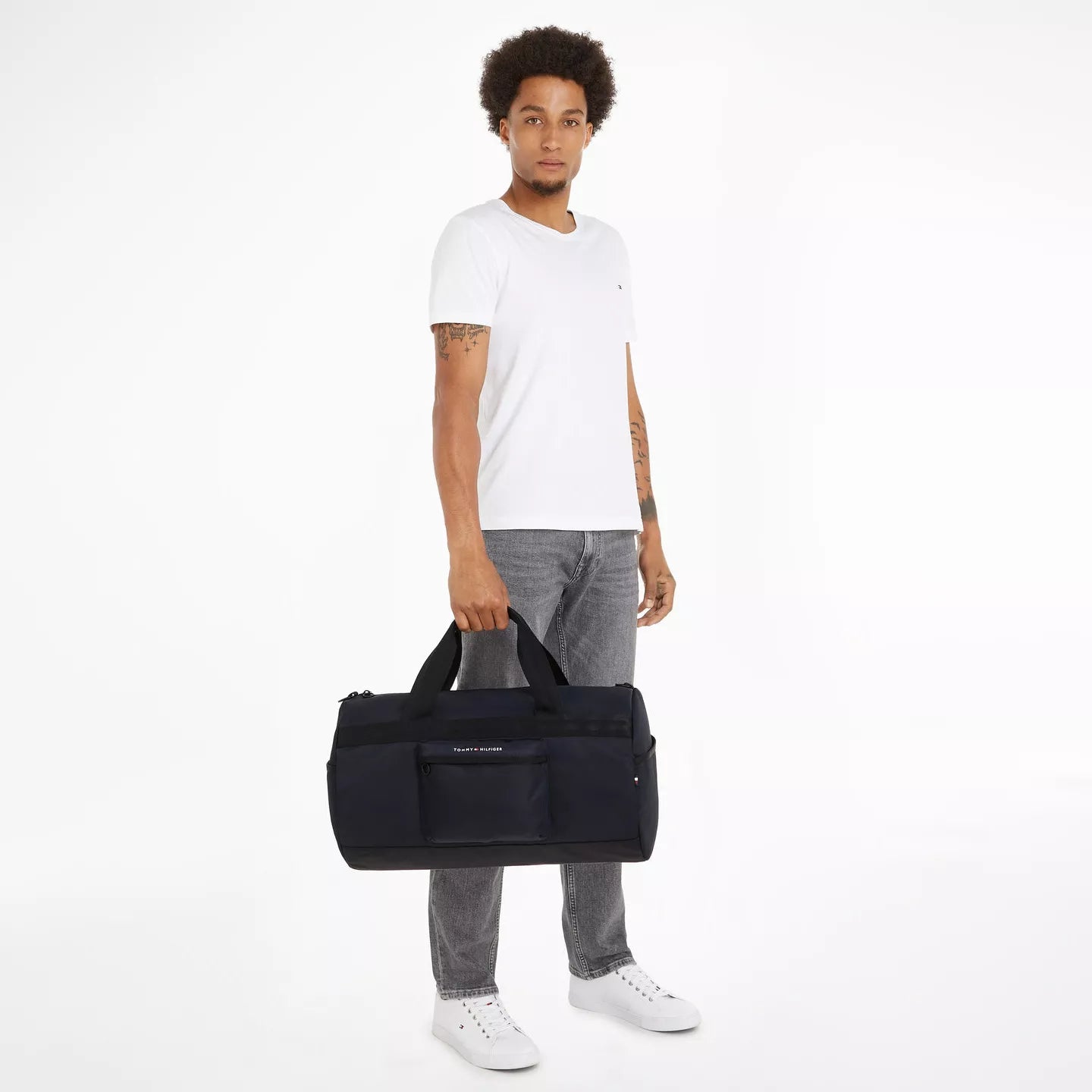 Tommy Hilfiger Sustainable Blue Tote Bag – Eco-Friendly, Spacious & Stylish