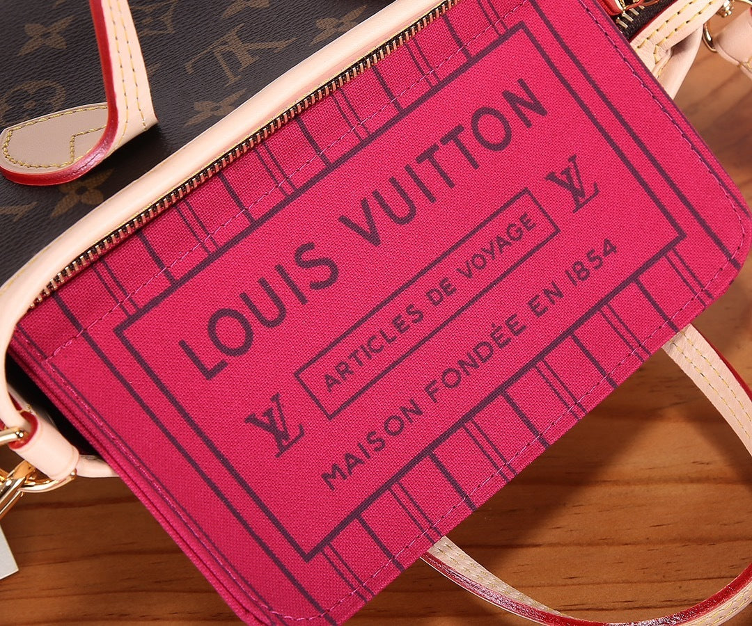LV Neverfull Satchel Monogram