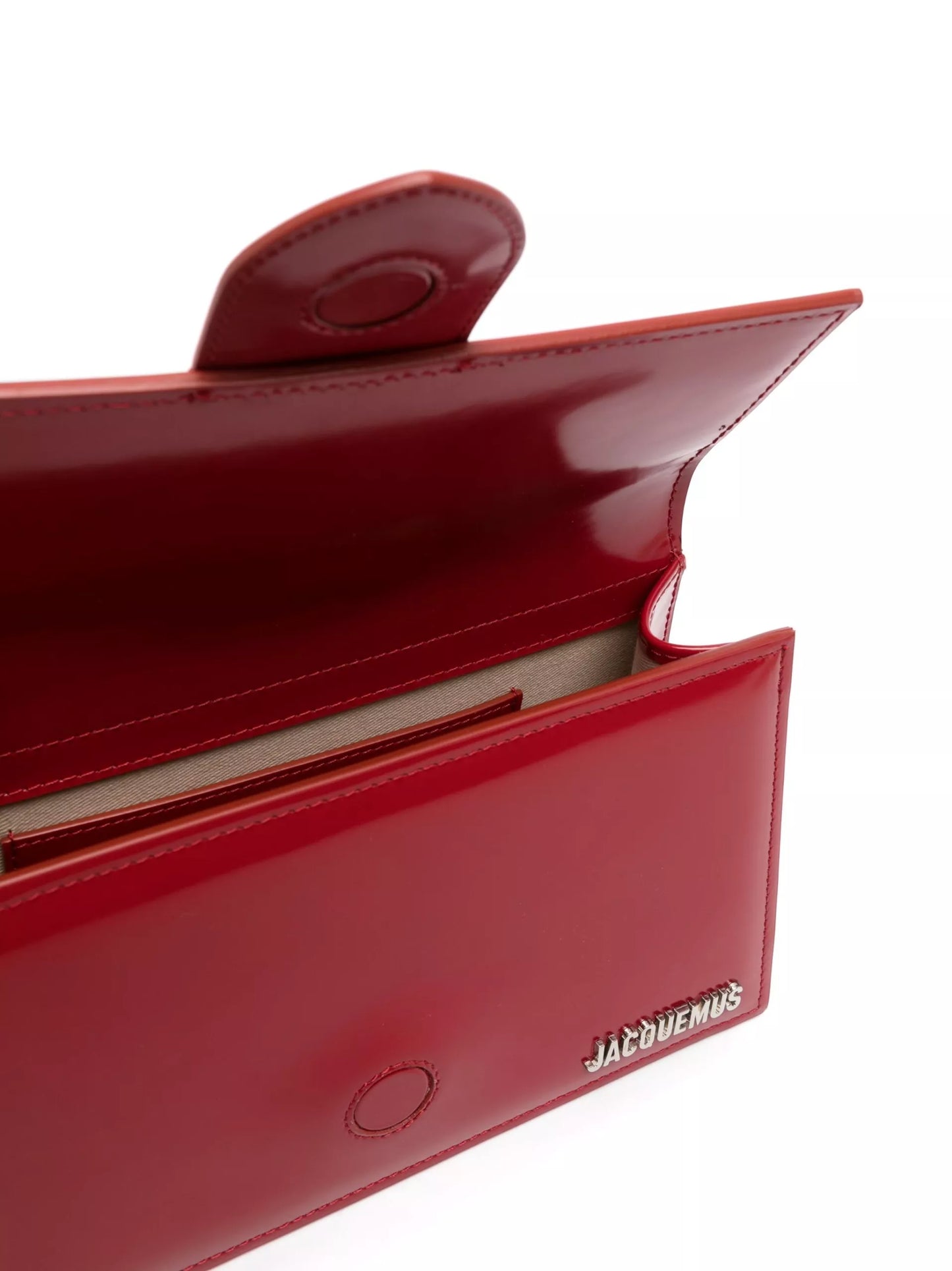 Jacquemus Le Grand Bambino Red Leather Shoulder Bag – Designer Luxury Handbag