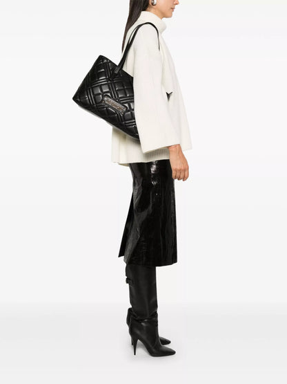 Love Moschino Women’s Black Handbag – Elegant Zip Closure