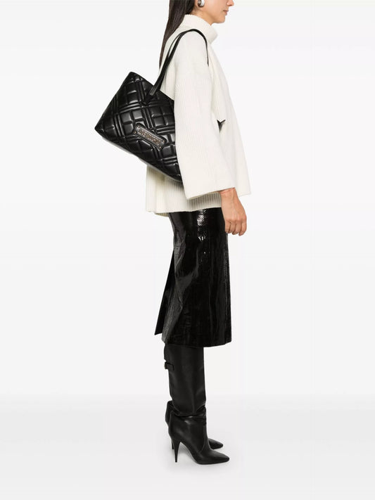 Love Moschino Women’s Black Handbag – Elegant Zip Closure