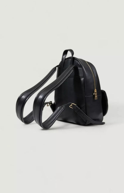 Love Moschino Women’s Black Plain Rucksack with Zip