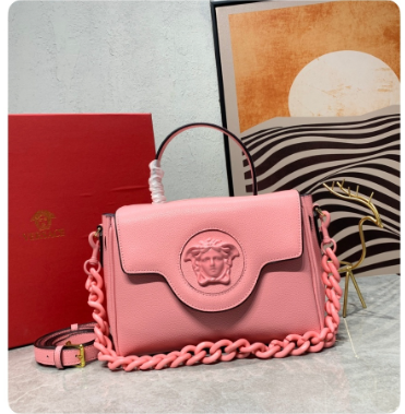Versace La Medusa Small Top Handle Bag