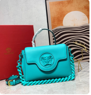 Versace La Medusa Small Top Handle Bag