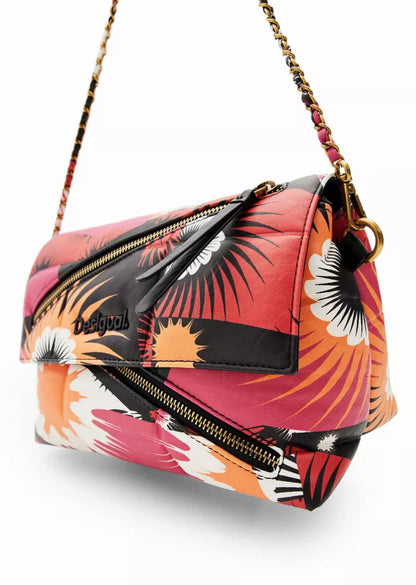 Desigual Convertible Shoulder Bag with Chain Strap – Versatile & Stylish