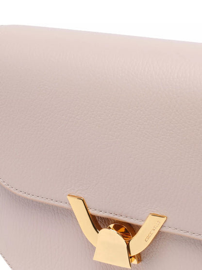 Coccinelle Women’s Pink Leather Shoulder Bag