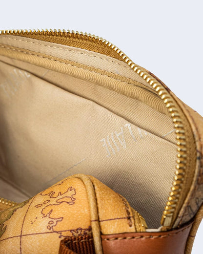 Alviero Martini Prima Classe Women’s Beige Leather Shoulder Bag Fall/Winter