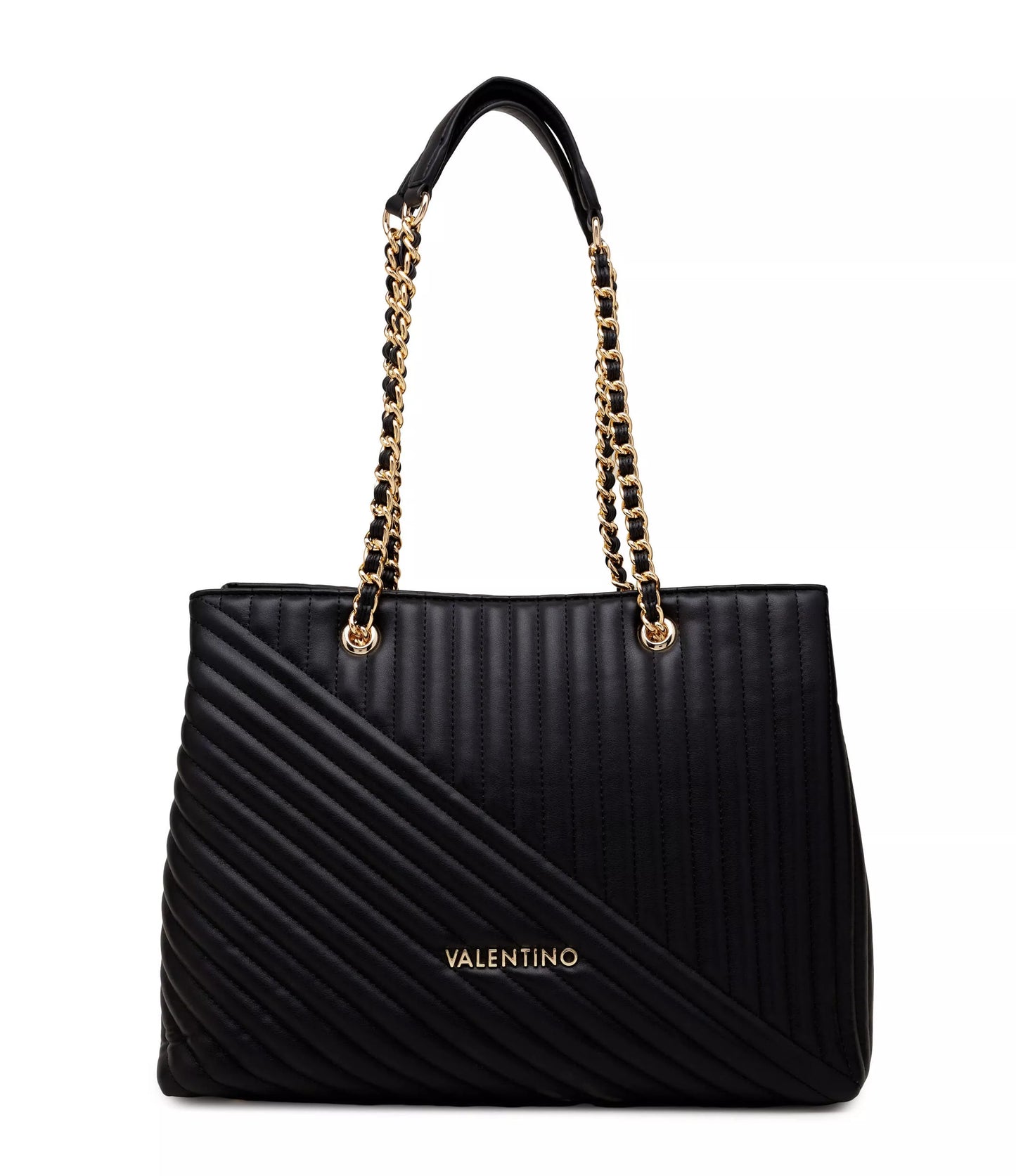 Valentino 2 Chain Shoulder Bag with Recycled Materials
