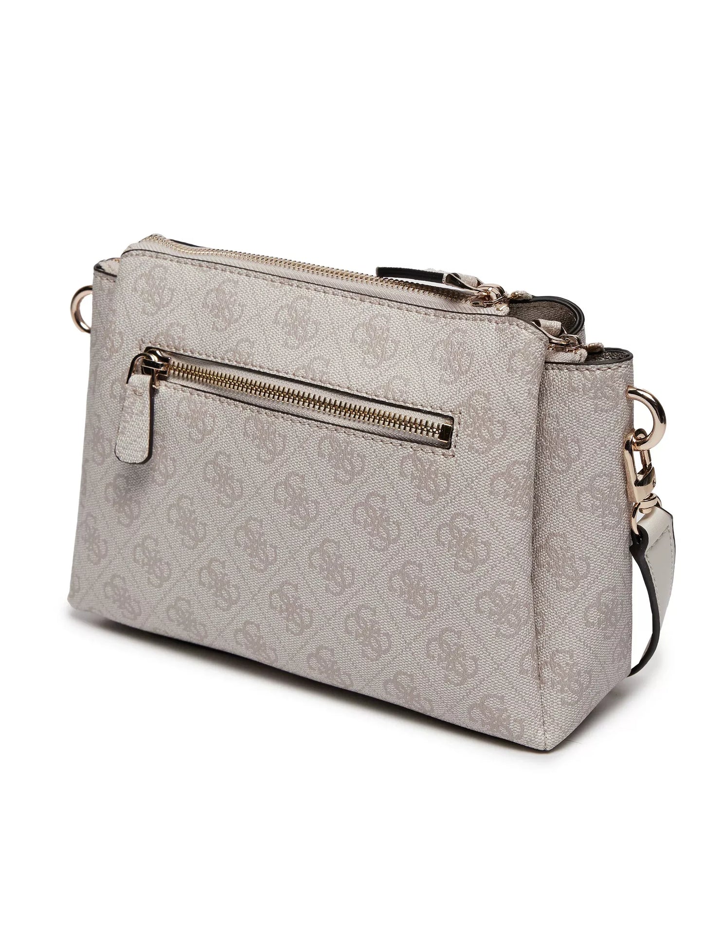 Guess Women’s Pink Printed Handbag with Detachable Shoulder Strap – Stylish & Versatile