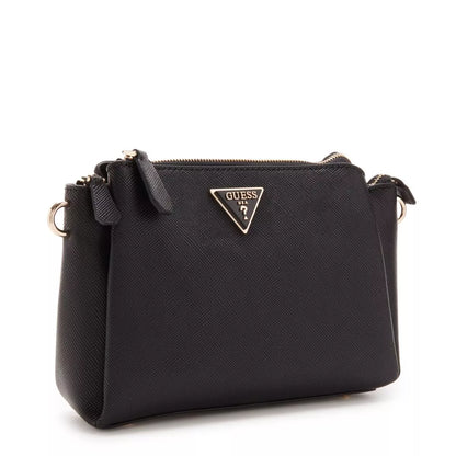 GUESS Women’s Black Shoulder Bag – Sleek & Versatile