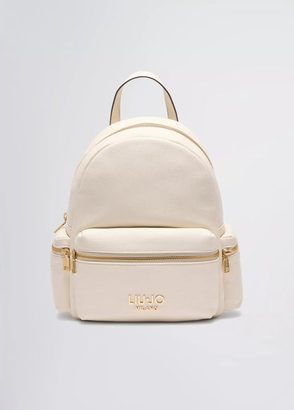 Liu Jo Women’s Blue Rucksack – Stylish & Functional Zip Backpack