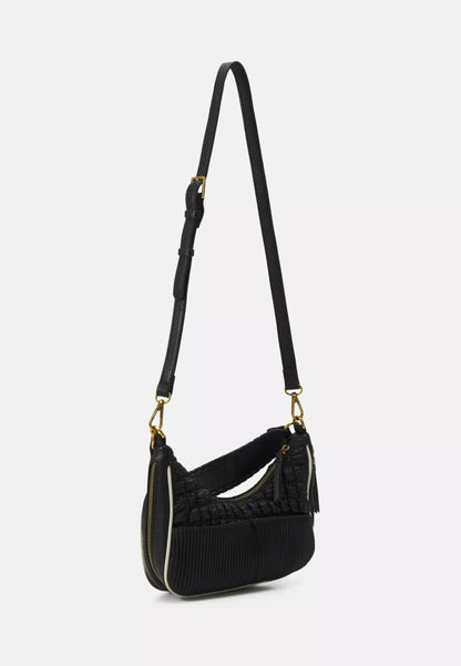 Desigual Black and White Bag with Adjustable Strap and Stylish Details