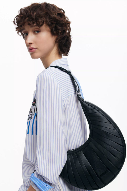 Desigual Women’s Black Handbag and Shoulder Bag – Spring/Summer Collection