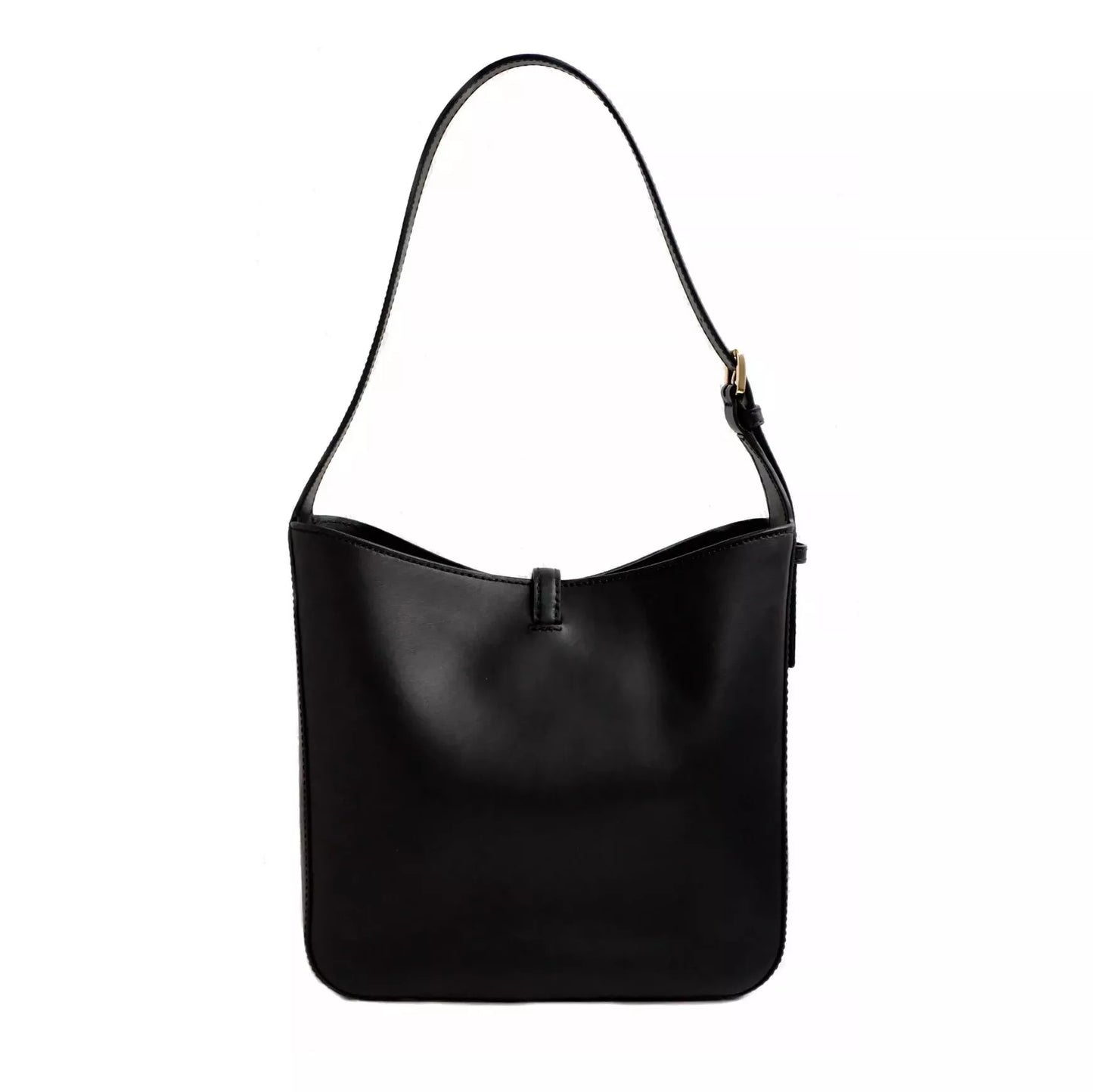 Michael Kors Women’s Black Handbag – Automatic Button Closure, Inside Pocket, Compact Everyday Design