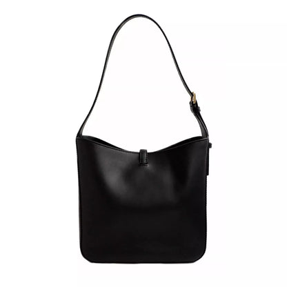 Michael Kors Women’s Black Handbag – Automatic Button Closure, Inside Pocket, Compact Everyday Design