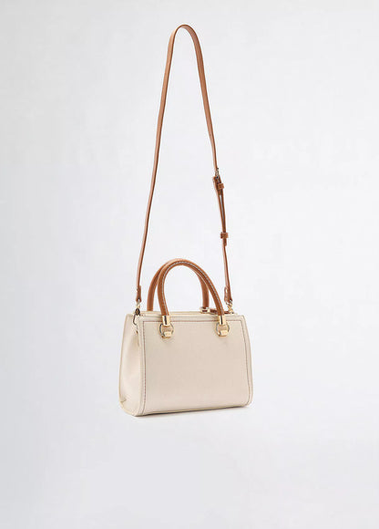 Liu Jo Women’s White Handbag – Elegant Minimalist Zip Closure