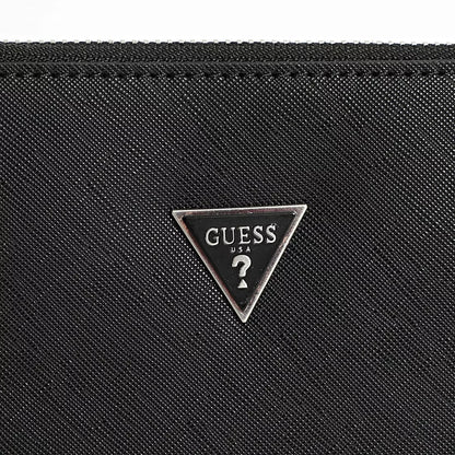 GUESS Women’s Black Plain Handbag – Sleek & Minimalist Spring/Summer Essential