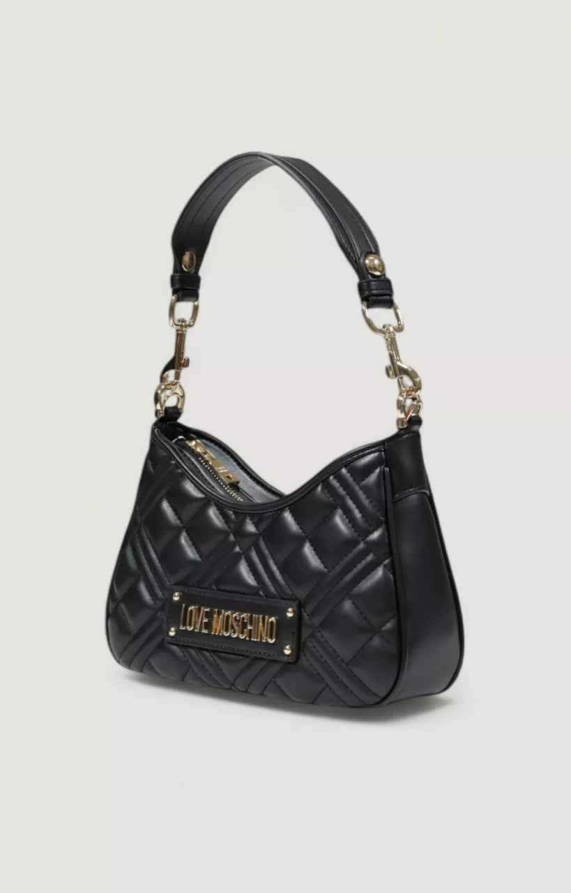Love Moschino Women’s Black Plain Bag with Zip