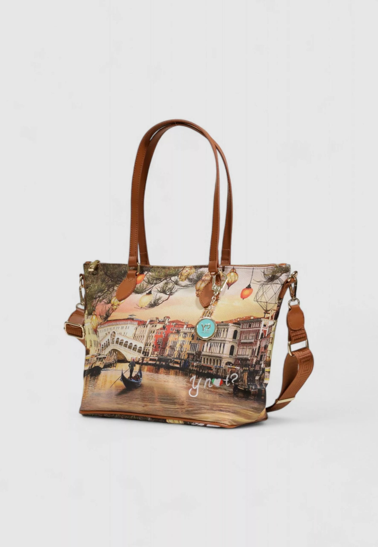 Y Not? Women’s Beige Print Handbag & Shoulder Bag – Stylish & Versatile Fall/Winter Bag
