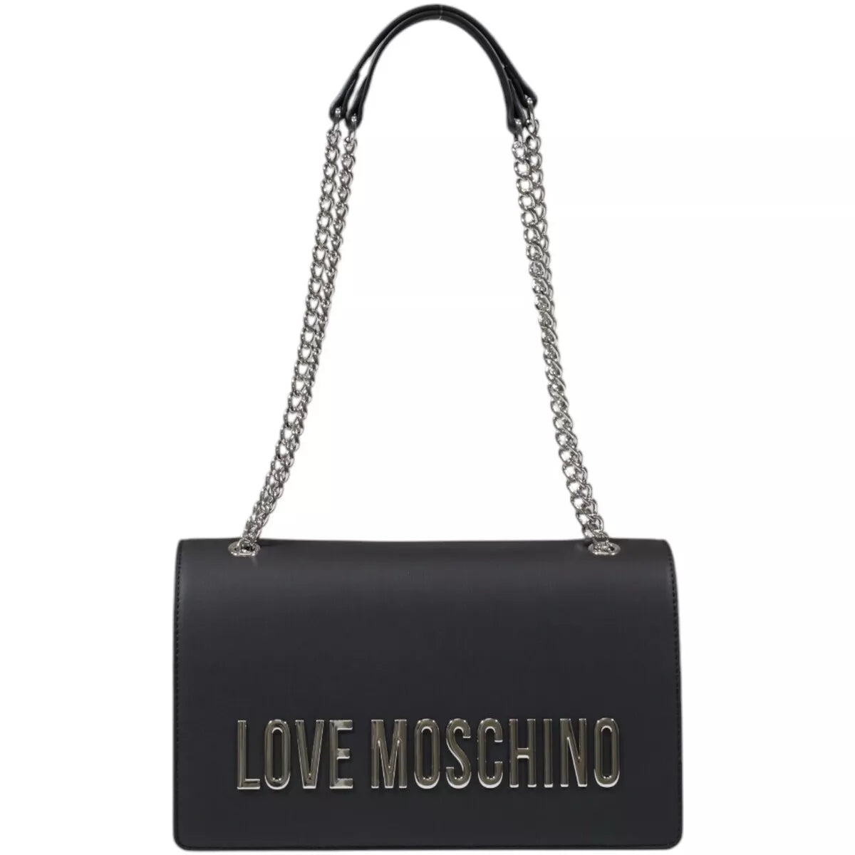 Love Moschino Women’s Grey Shoulder Bag – Spring/Summer Essential