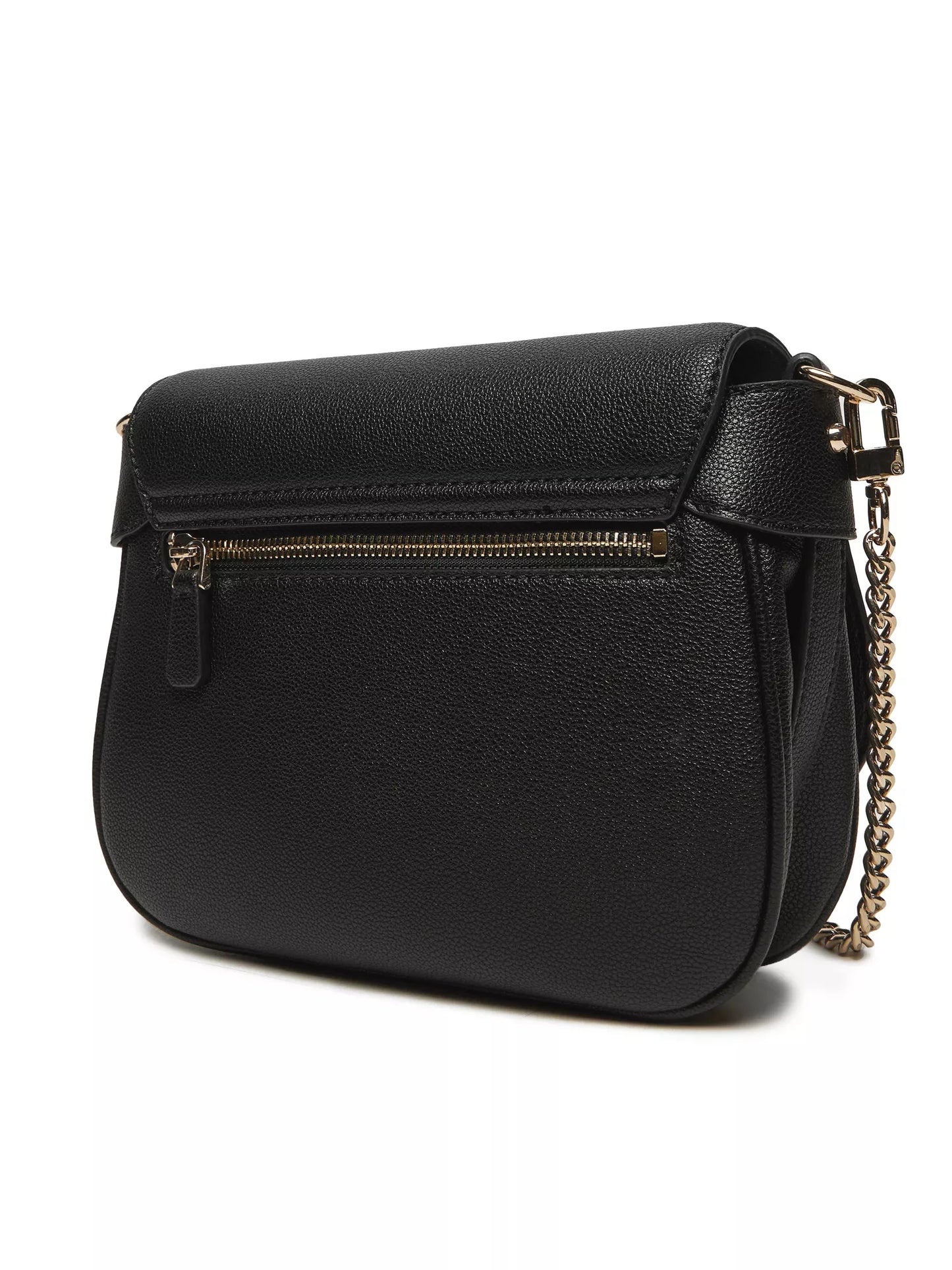 Guess Women’s Black Shoulder Bag with Clip Fastening – Elegant & Versatile