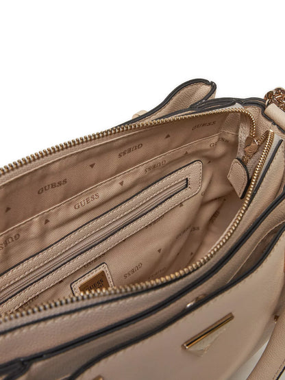 Guess Women’s White Handbag with Detachable Shoulder Strap – Elegant Fall/Winter Essential