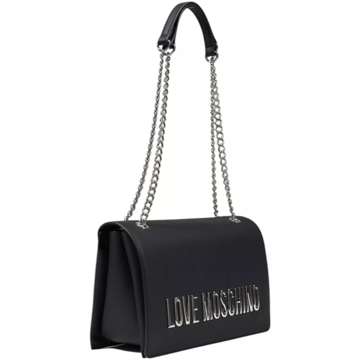 Love Moschino Women’s Grey Shoulder Bag – Spring/Summer Must-Have