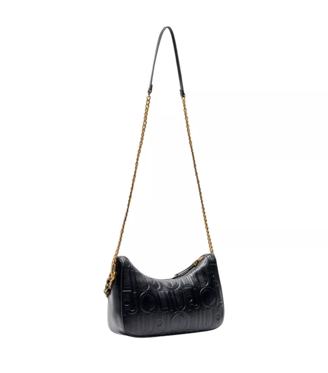 Liu Jo Women’s White/Black Print Bag with Zip Fastening