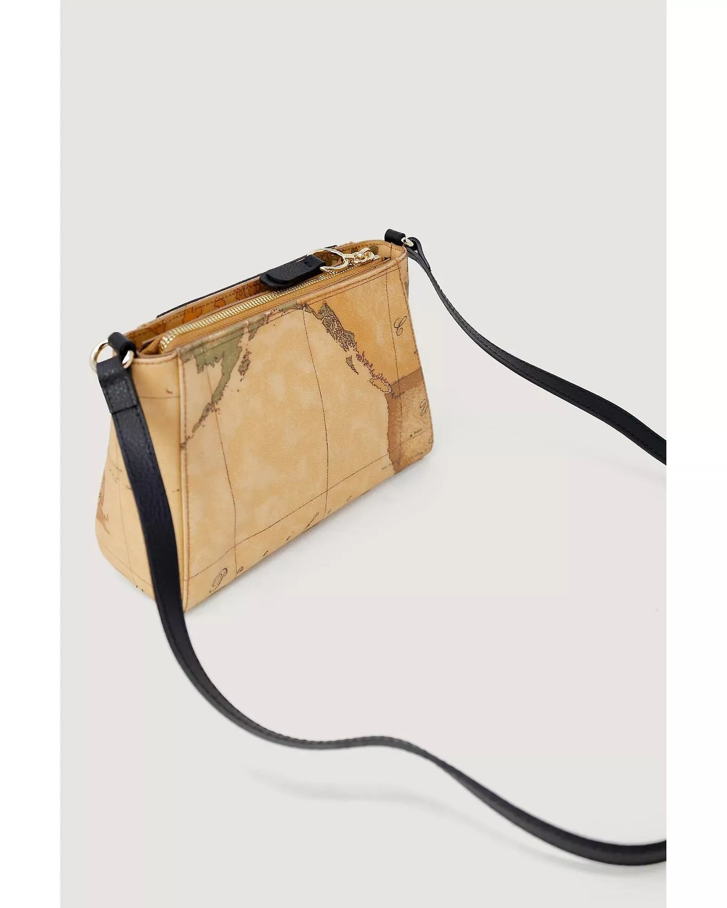 Alviero Martini Prima Classe Women’s Black Geometric Handbag – Elegant & Versatile