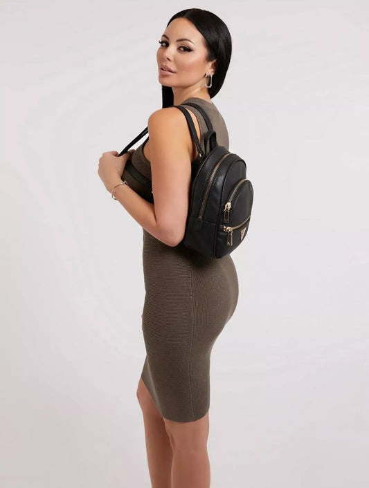 Guess Women’s Convertible Black Handbag & Rucksack – 2-in-1 Fall/Winter Essential