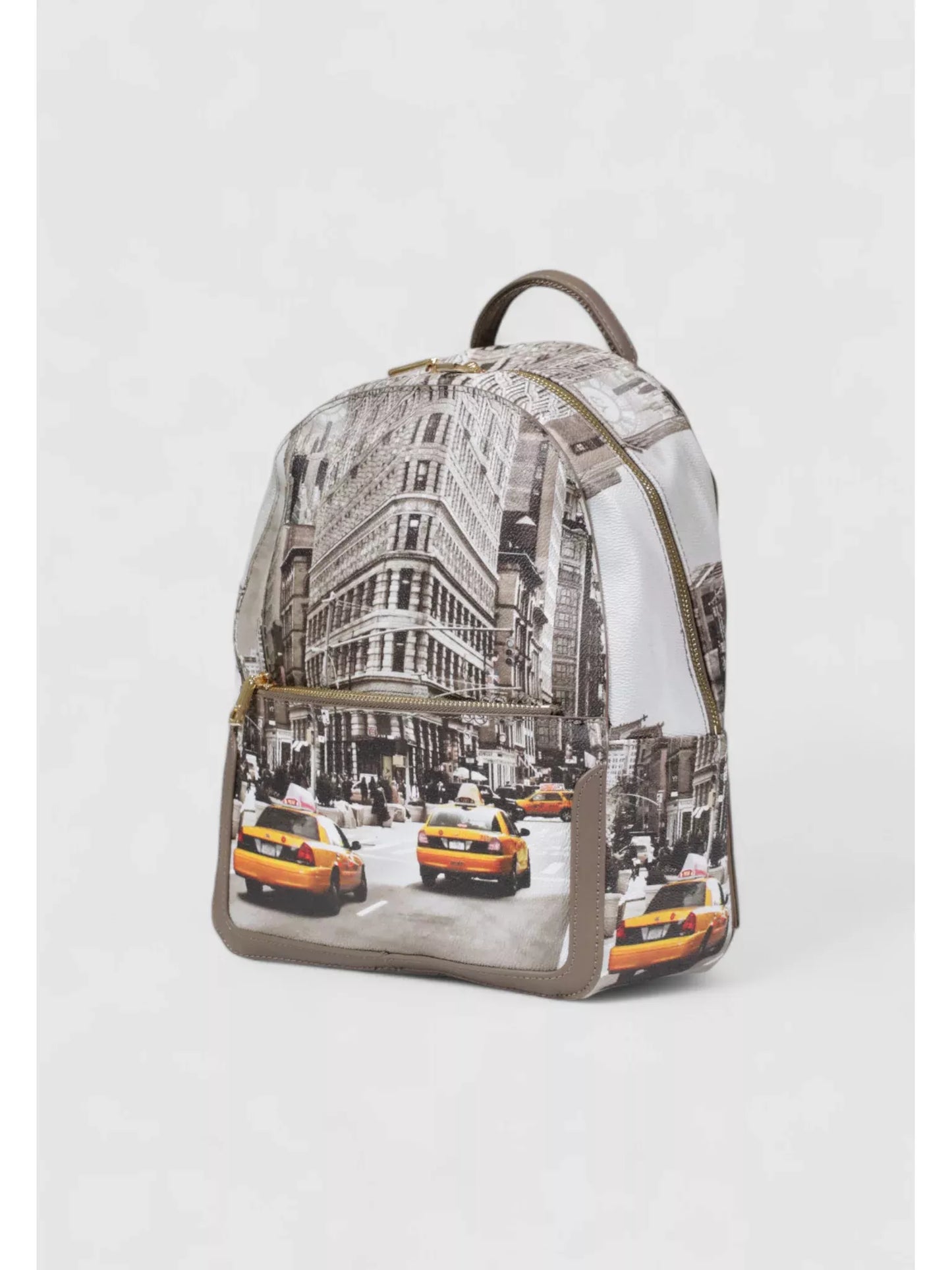 Y Not? Women’s Printed Beige Rucksack – Stylish Fall/Winter Backpack