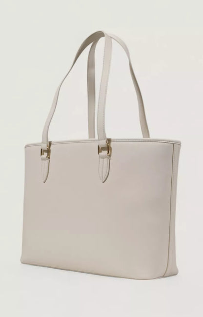 Love Moschino Women’s Plain Handbag – Minimalist Chic Faux Leather