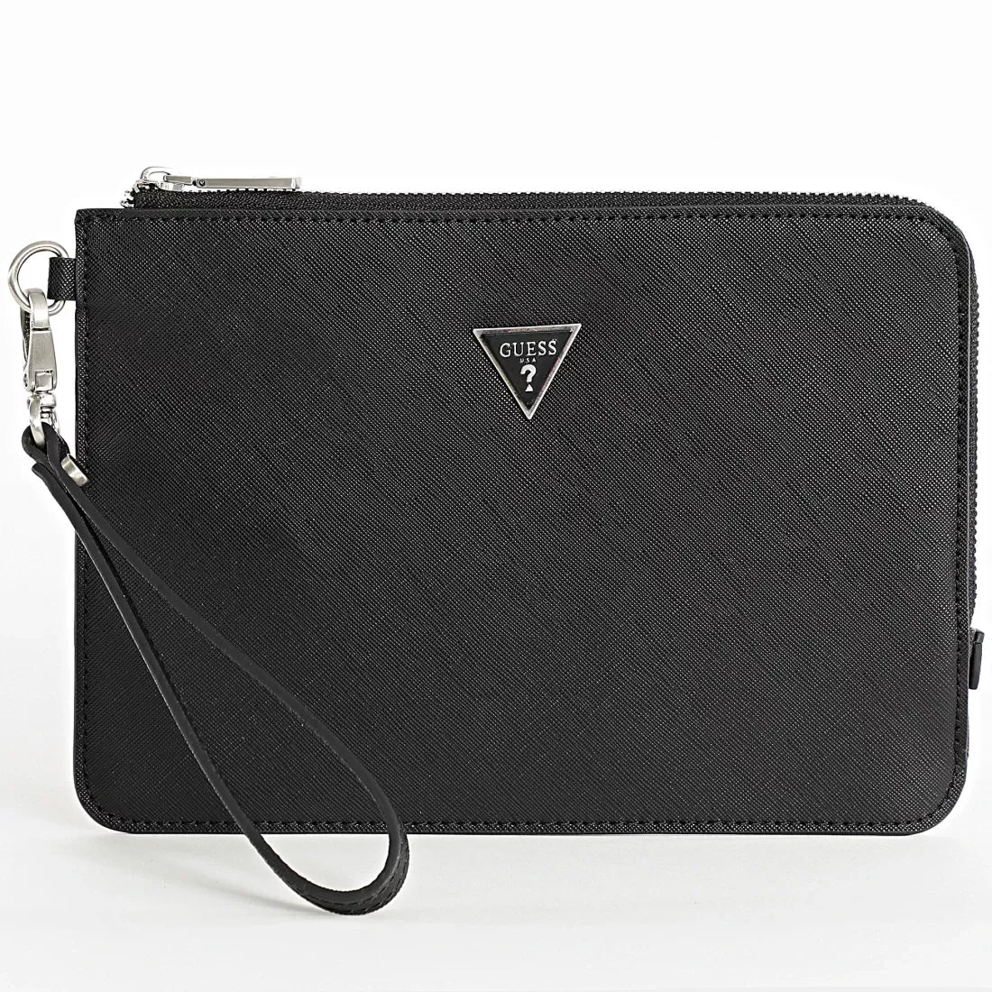 GUESS Women’s Black Plain Handbag – Sleek & Minimalist Spring/Summer Essential