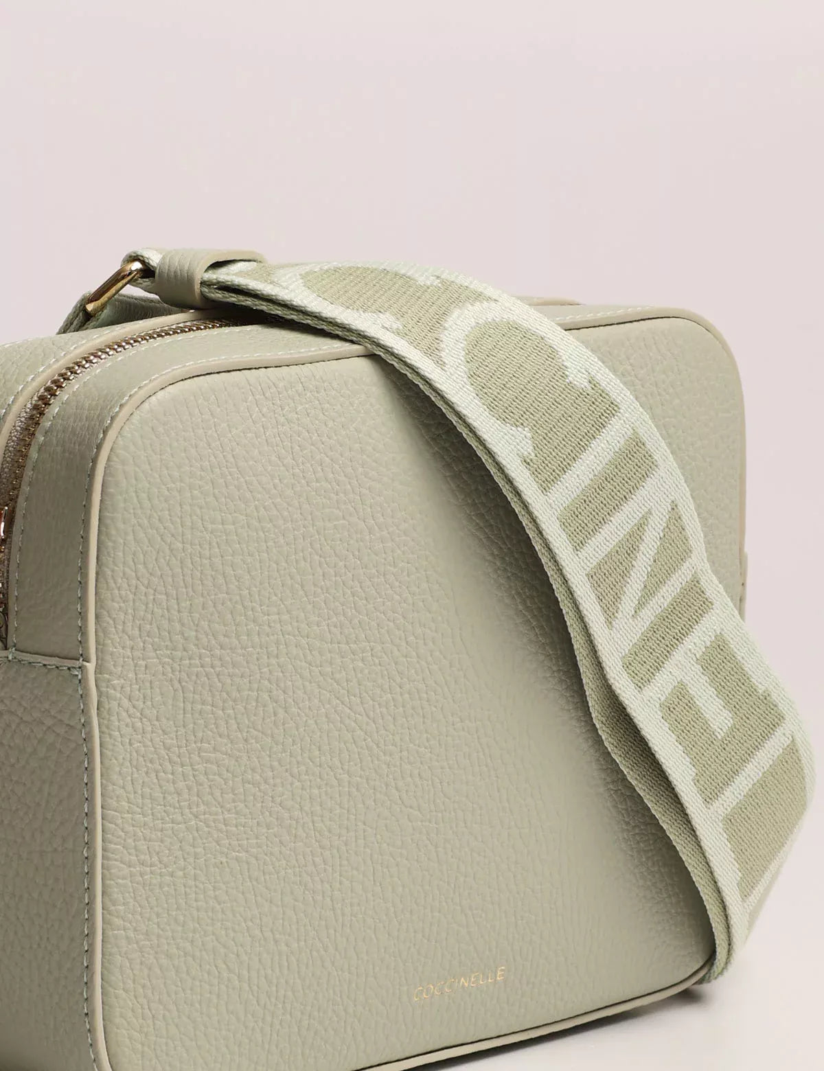 Coccinelle Women’s Beige Leather Shoulder Bag