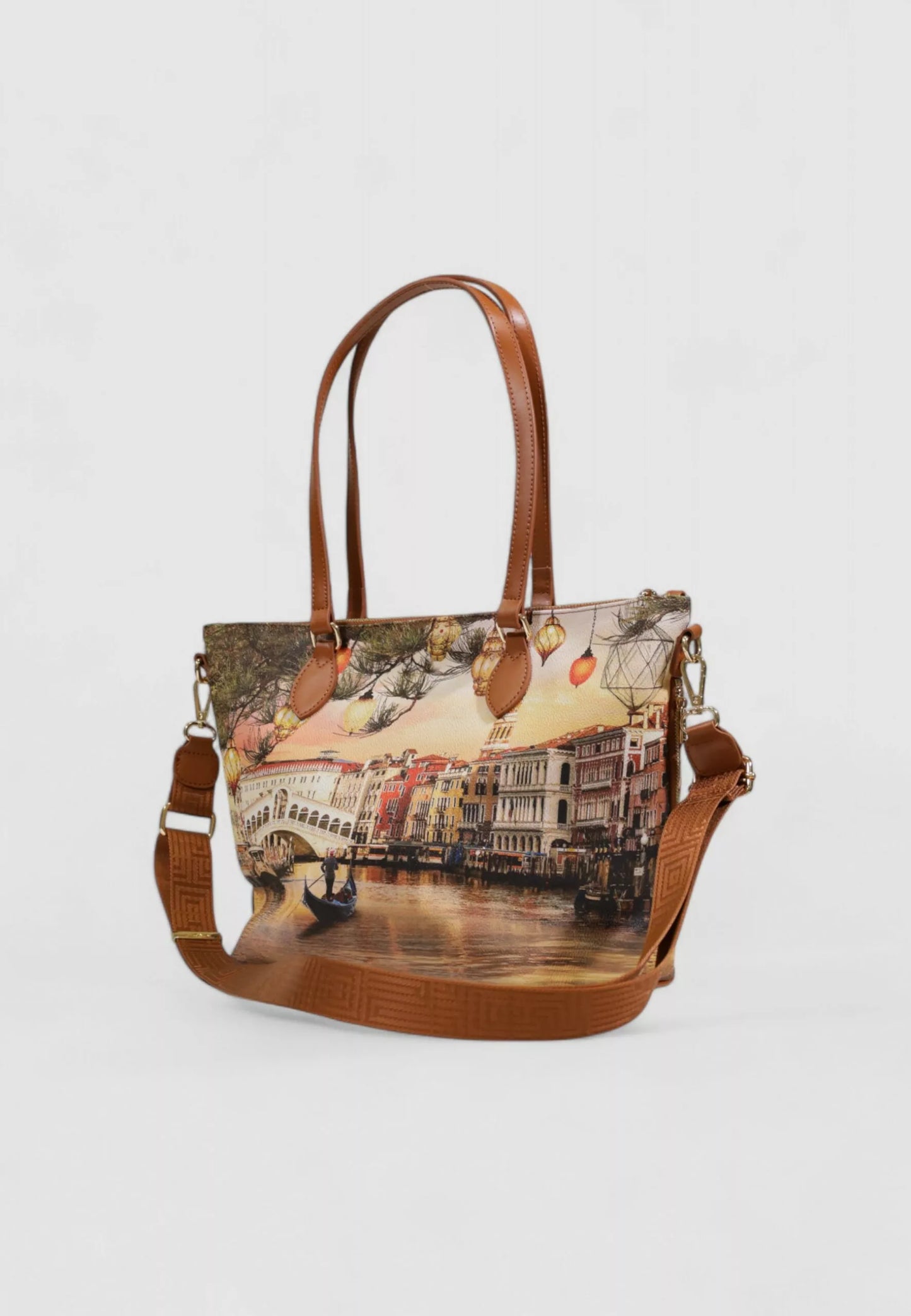 Y Not? Women’s Beige Print Handbag & Shoulder Bag – Stylish & Versatile Fall/Winter Bag