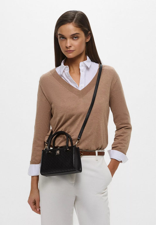 Tommy Hilfiger Women’s Little Bag – 100% Polyurethane, Spring/Summer Compact Bag