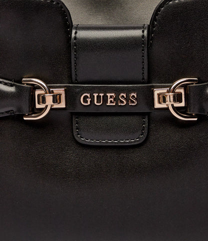 Guess Women’s Black Convertible Handbag & Shoulder Bag – Premium Fall/Winter Essential