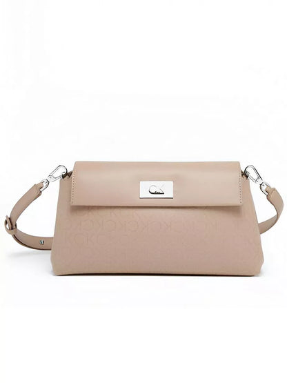 Calvin Klein Women’s Fall/Winter Shoulder Bag – 100% Recycled Polyester, Eco-Friendly Designer Handbag